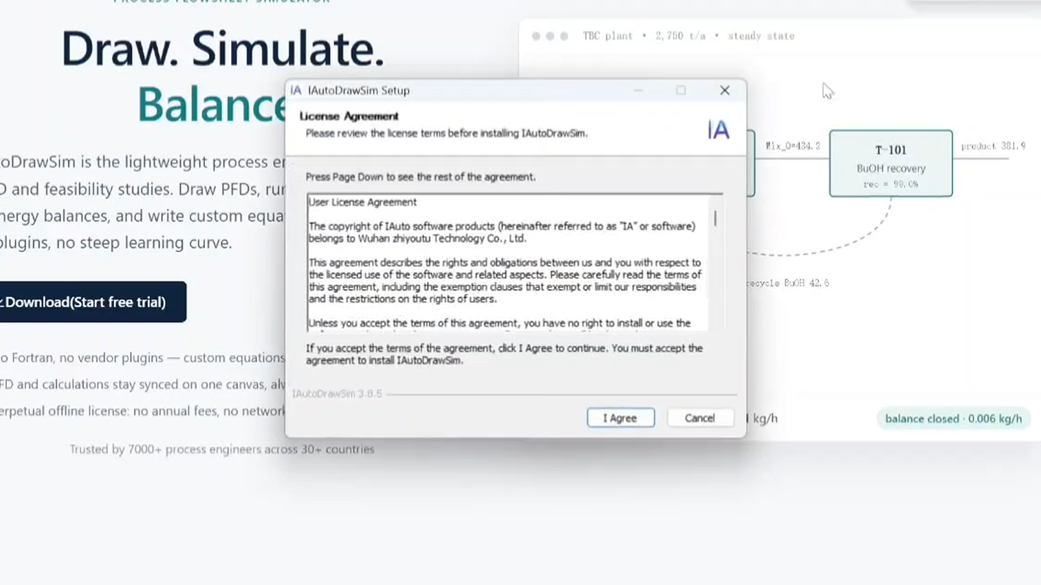 Installing IAutoDrawSim on Windows